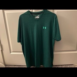 Under Armour Threadborne Heatgear Green XL Shirt
